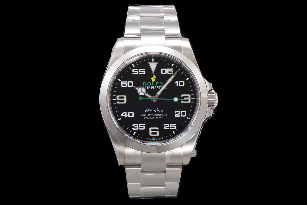 Rolex  Rolex Air-King Black Dial Oyster Steel Bracelet Automatic Watch