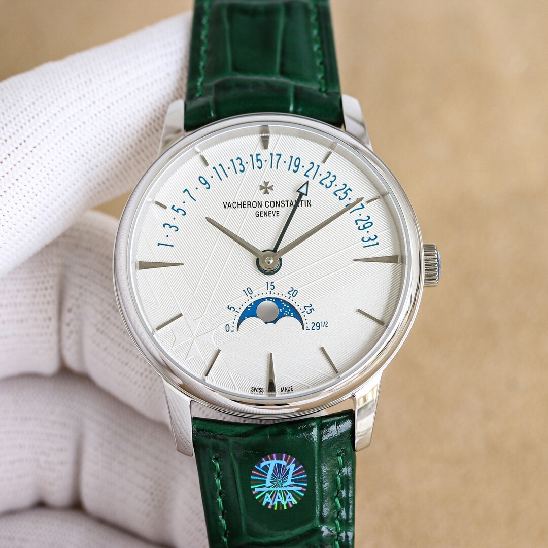 Vacheron Constantin Vacheron Constantin Patrimony White Gold Moonphase Calendar Watch