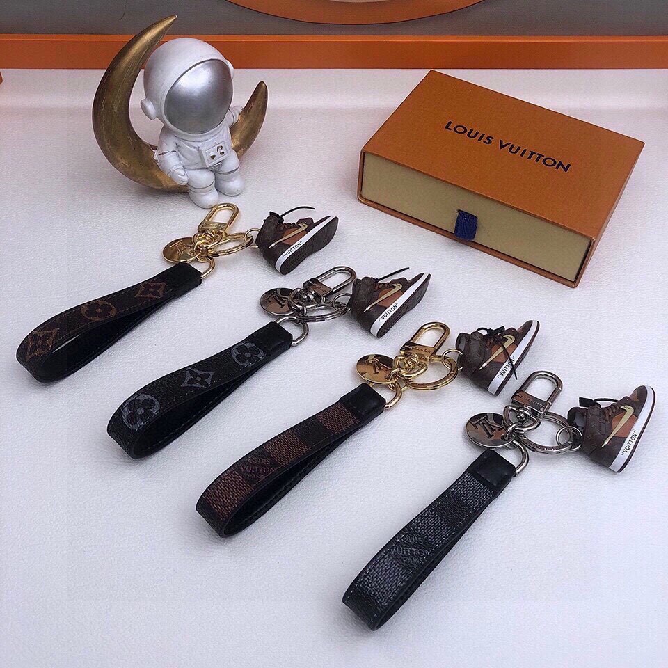 Louis Vuitton Louis Vuitton Mini Sneaker Wrist Strap Keychain