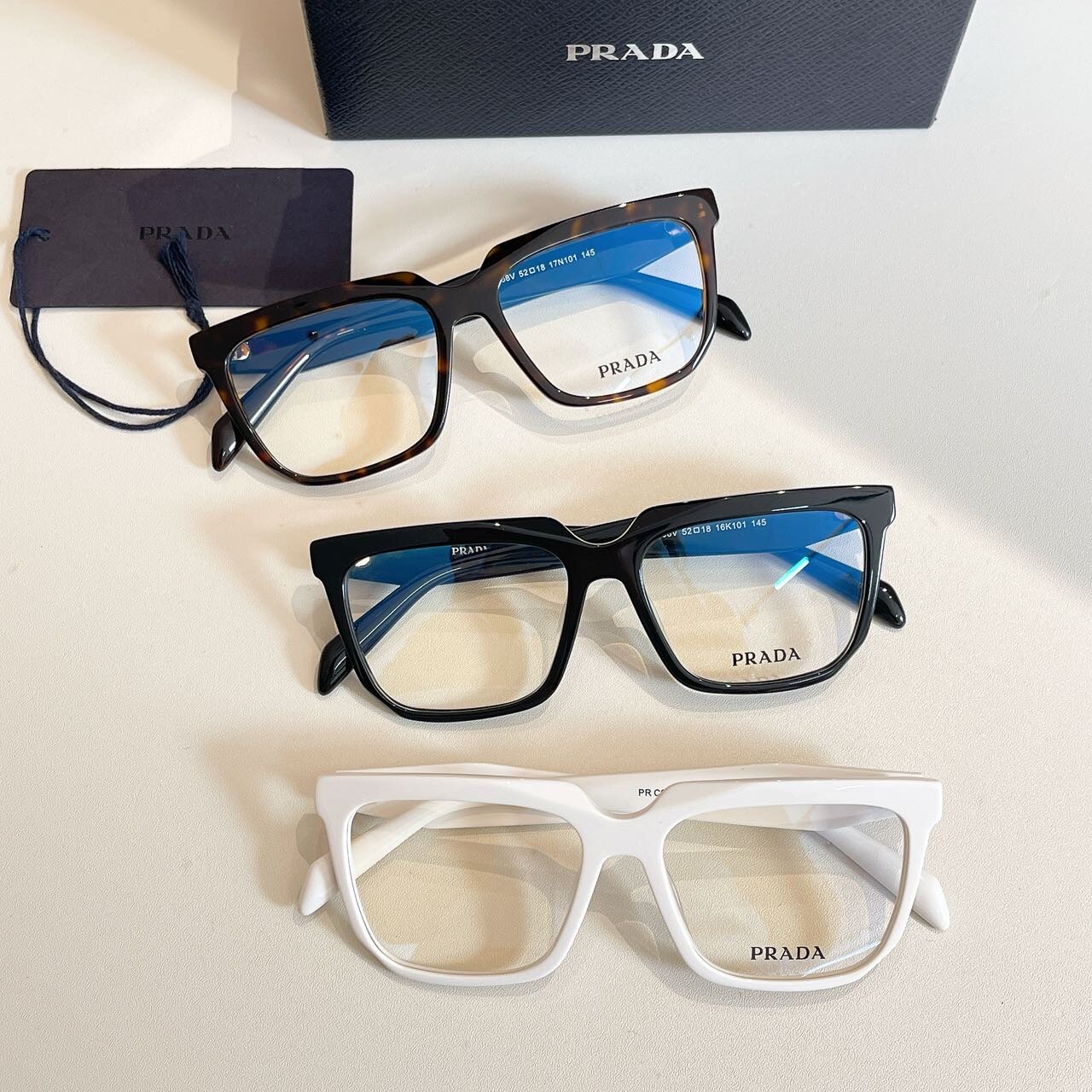 Prada Prada Oversized Acetate Optical Eyeglasses Frame