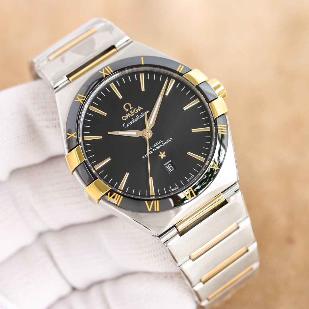 Omega Omega Constellation Two-Tone Dial Bracelet Men's Watch