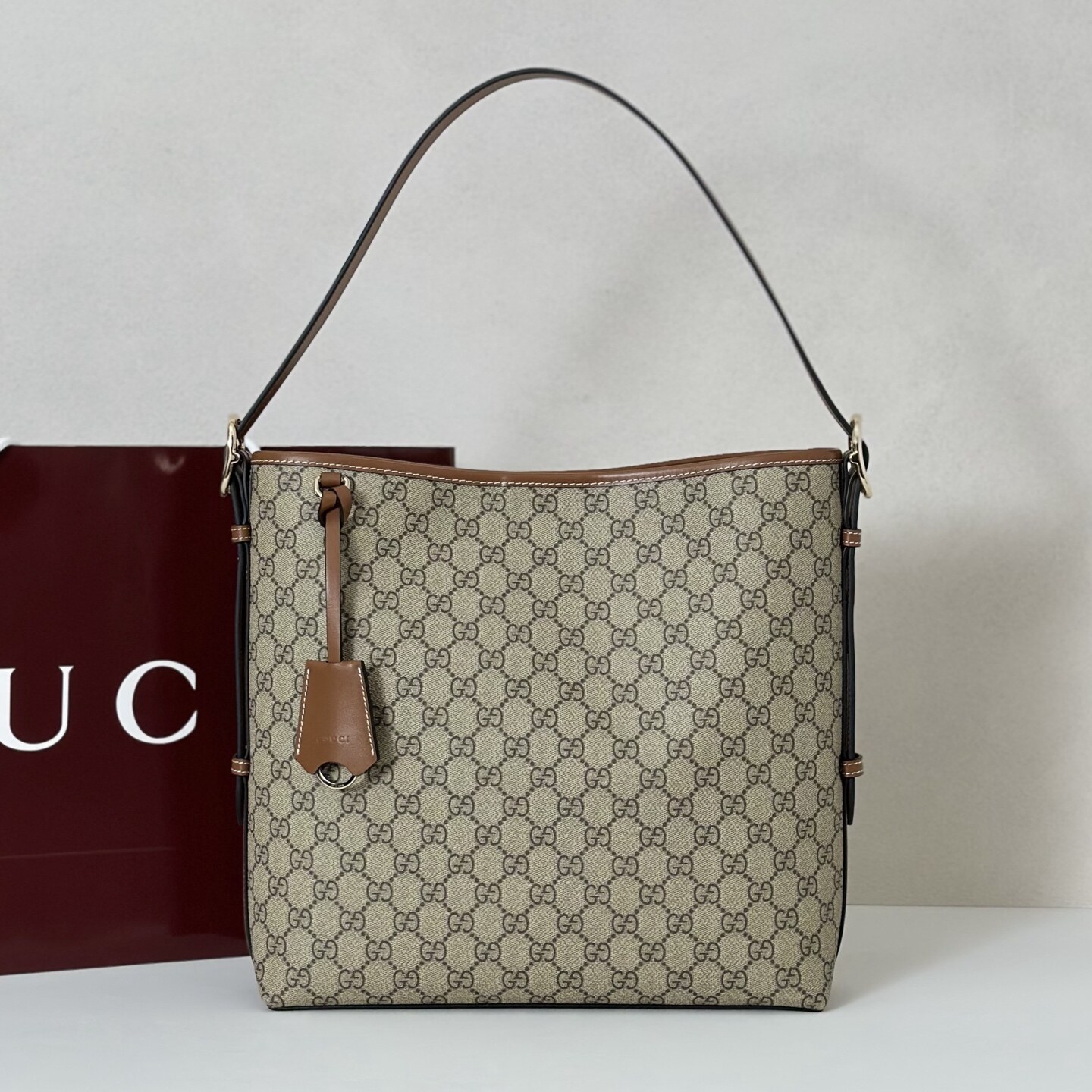  Gucci Gucci Ophidia GG Supreme Large Hobo Tote Bag