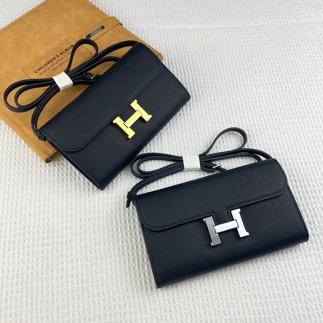 Hermès Hermès Constance Long Wallet H Buckle Crossbody Bag