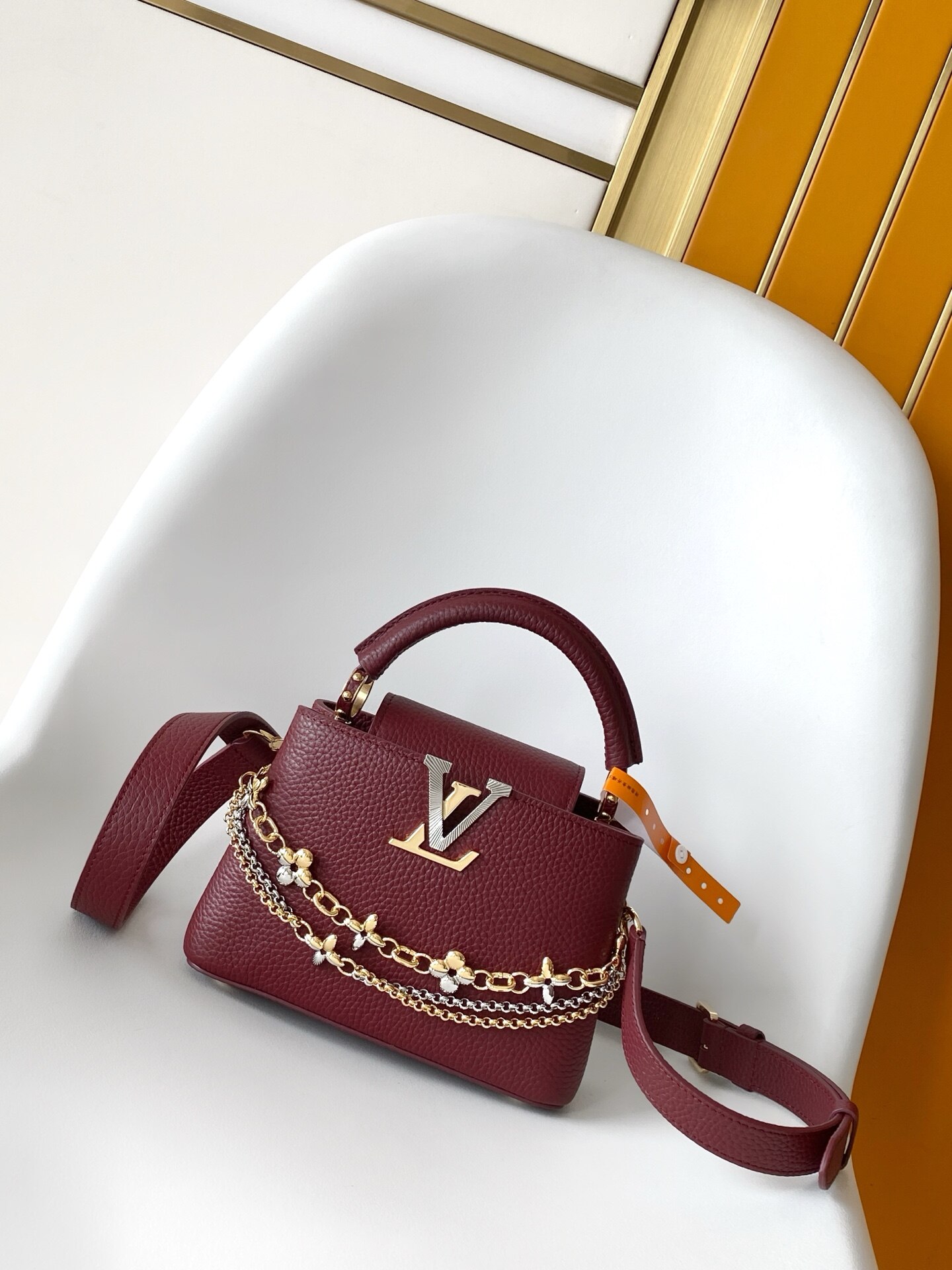 Louis Vuitton LV Capucines Mini Bags - Raspberry Red Crossbody Bags