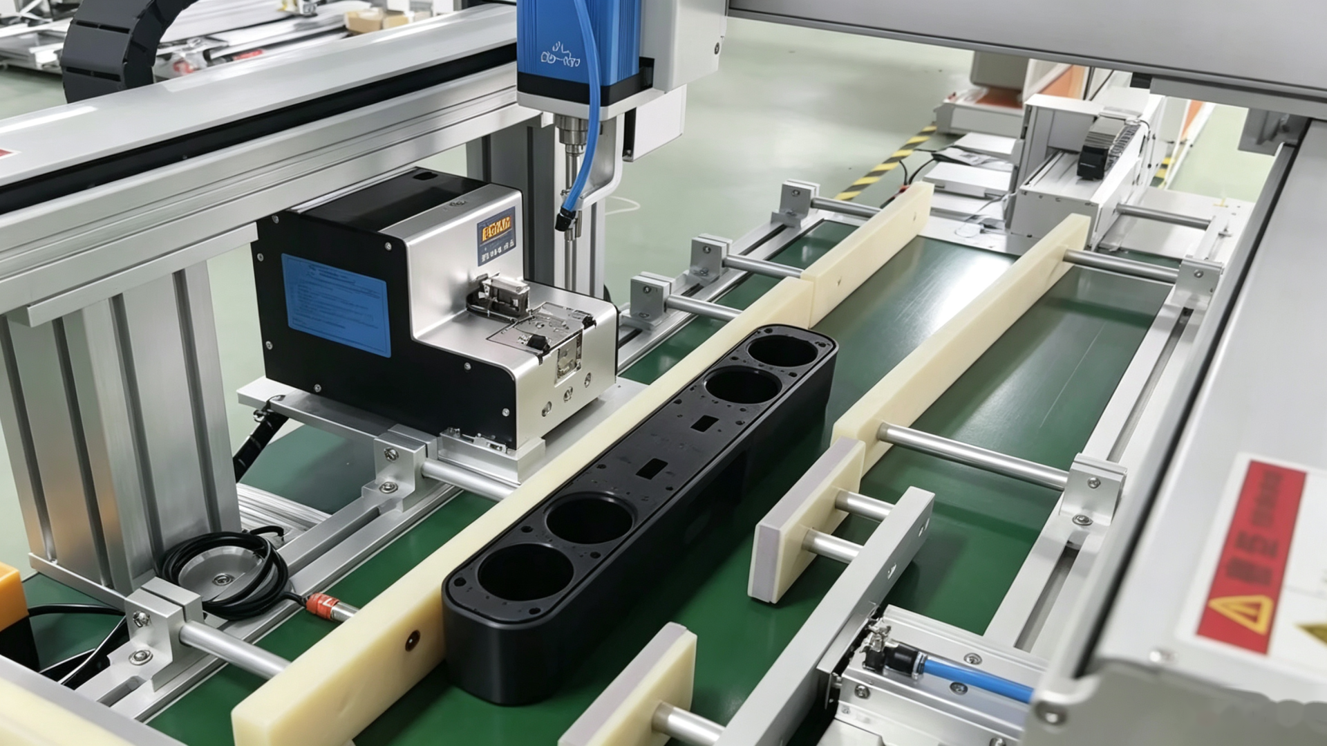 Case :In-line All-in-One Machine for Speaker Screw Locking & Glue Dispensing