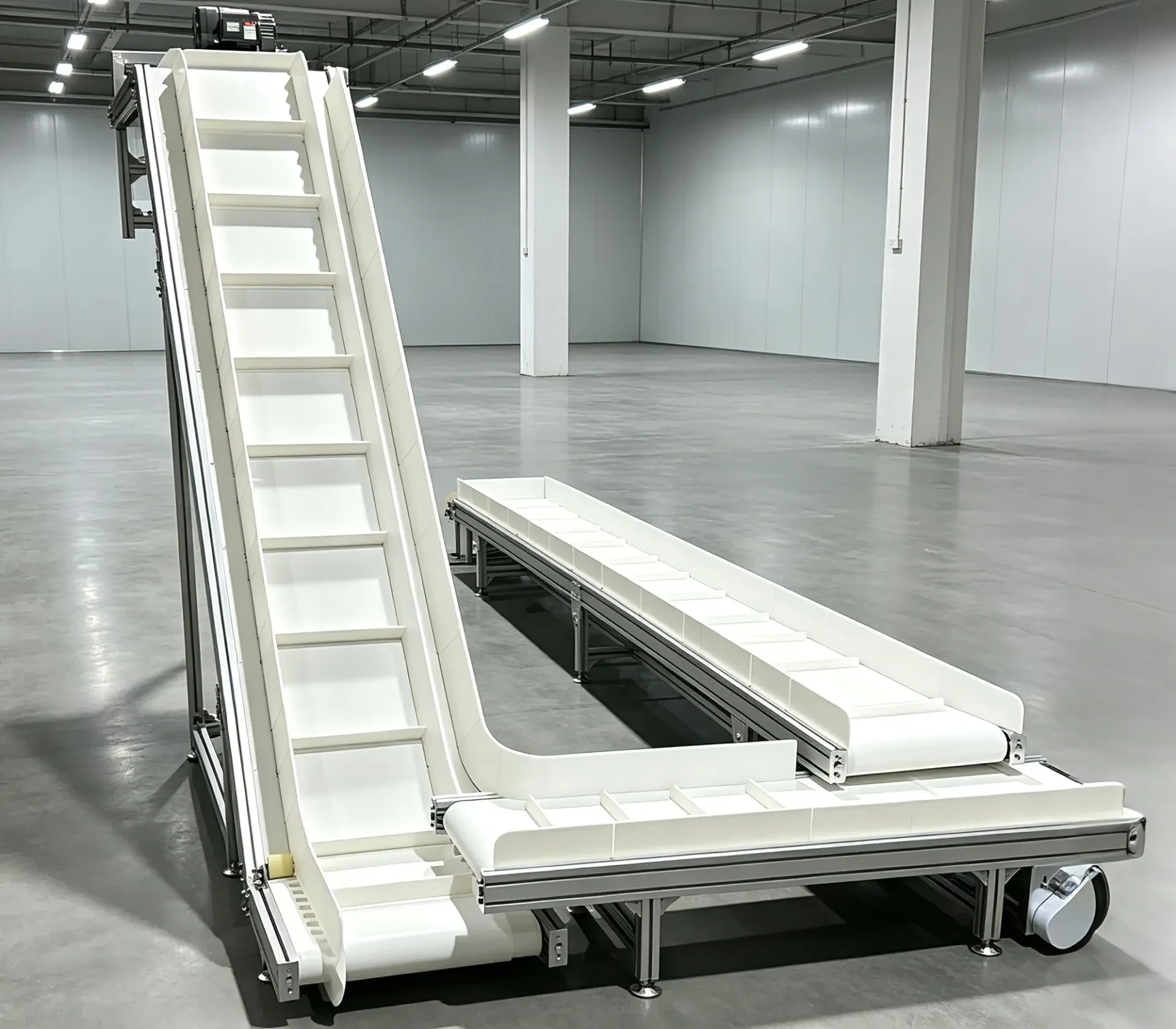 Z-type inclined belt conveyor