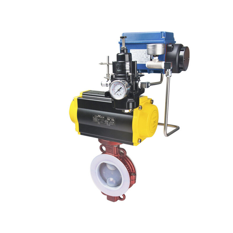 Flange discharge valve