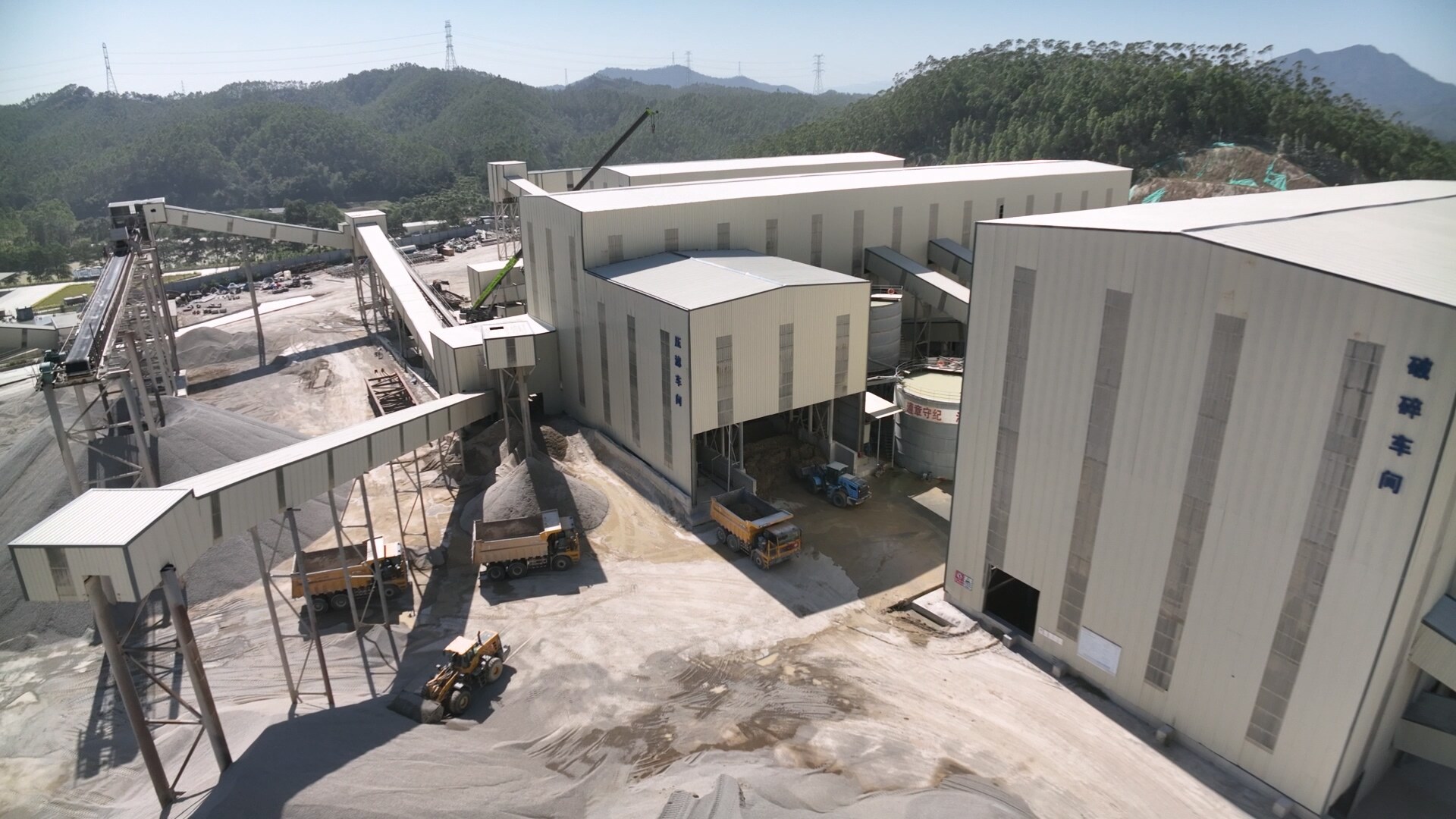 Sand and gravel crushing equipment for 17000 tons/day in Huizhou, Guangdong
