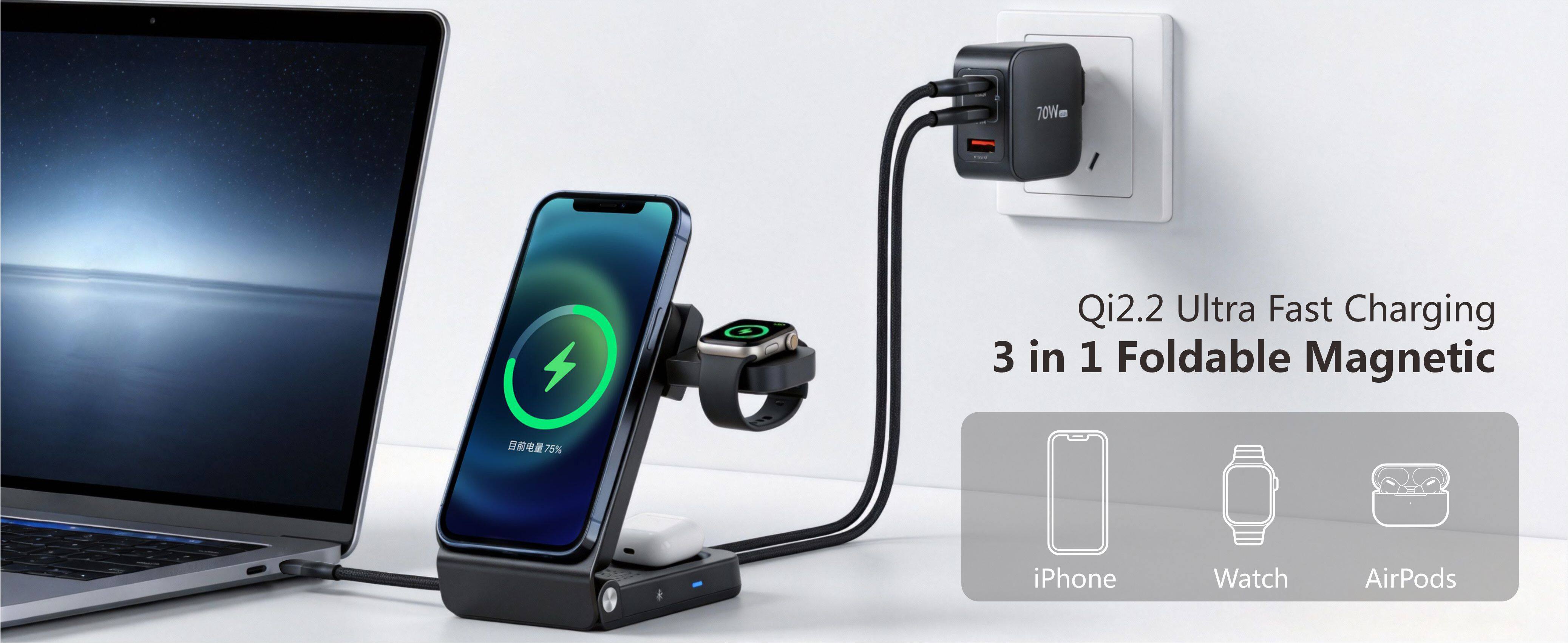 3 in 1 Magnetic Charging