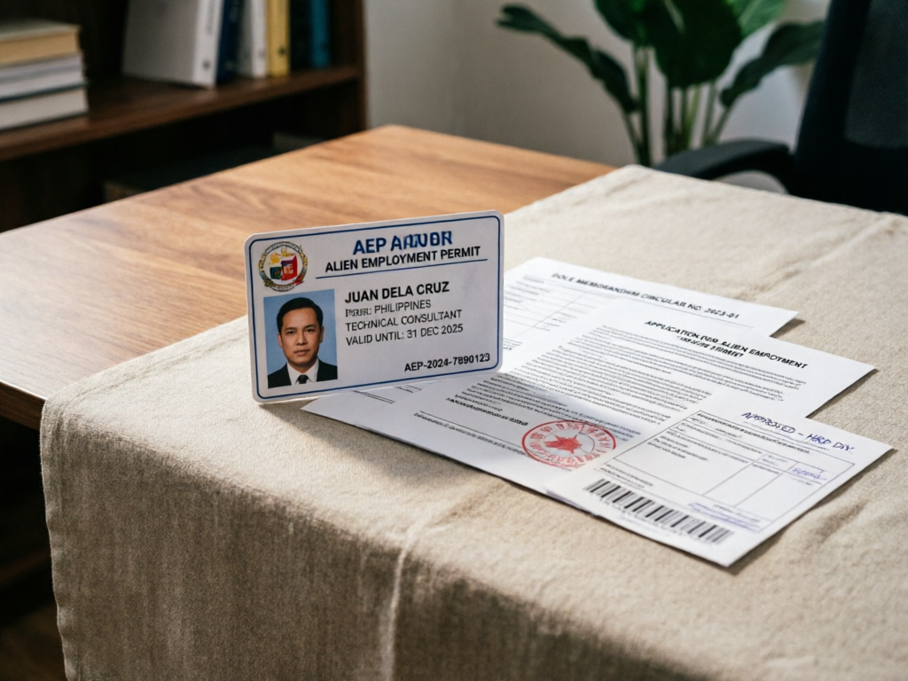 Luzon Philippines AEP Work Card Replacement & 9G Visa One-Stop Service