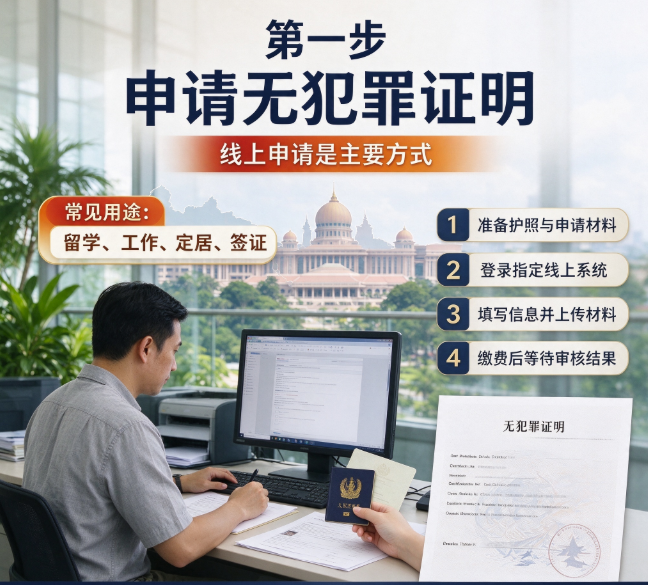 马来西亚无犯罪证明怎么开?完整双认证办理攻略 - 马来西亚配图