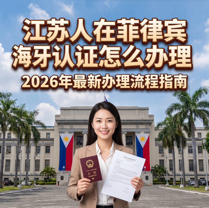 江苏人在菲律宾海牙认证怎么办理?最新流程 + 材料清单 + 本地办理指南 - 菲律宾海牙认证