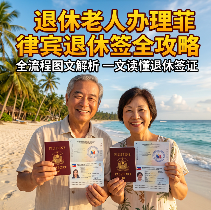退休老人办理菲律宾SRRV退休签全攻略【2026最新】条件 | 材料 | 流程 | 避坑指南 - 菲律宾首图