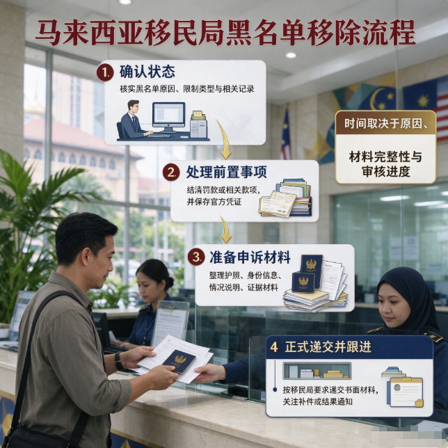 马来西亚移民局黑名单移除要多久?2026最新时效详解 - 马来西亚配图