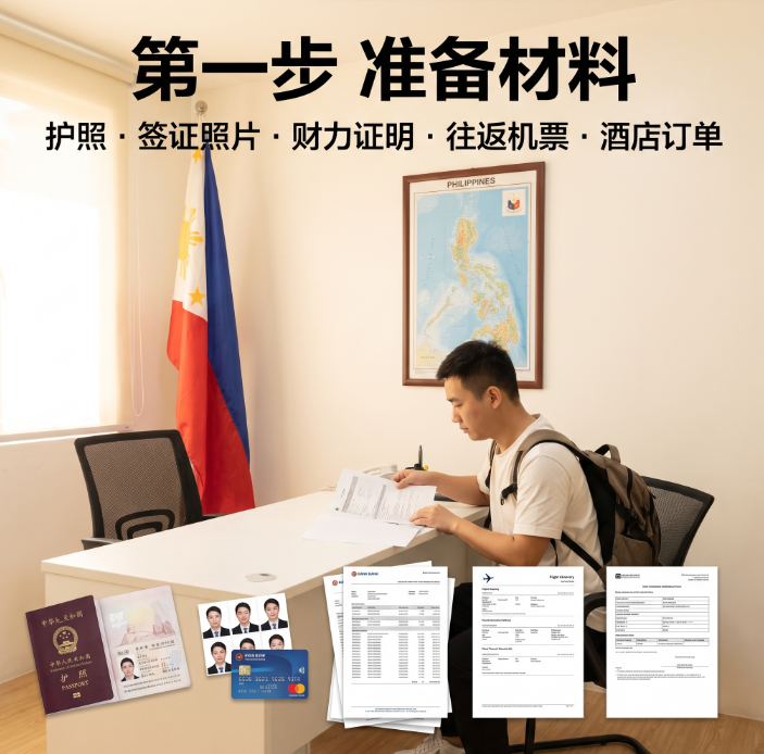 2026菲律宾旅游签证办理流程最新完整版 - 菲律宾示意图2