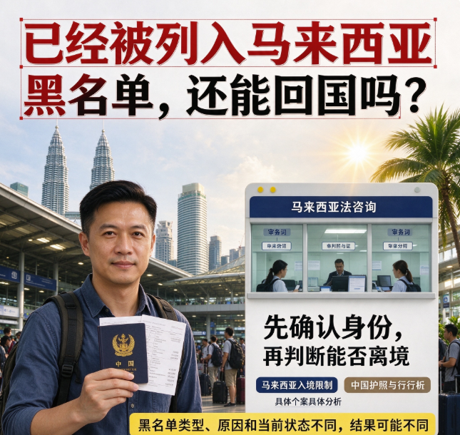 已经被列入马来西亚黑名单,还能回国吗?申请流程是怎样的? - 马来西亚首图
