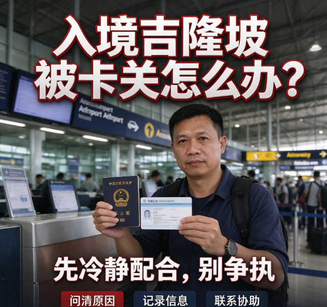 广西人免签入境吉隆坡被卡关，怎么解救？ - 马来西亚相关文章