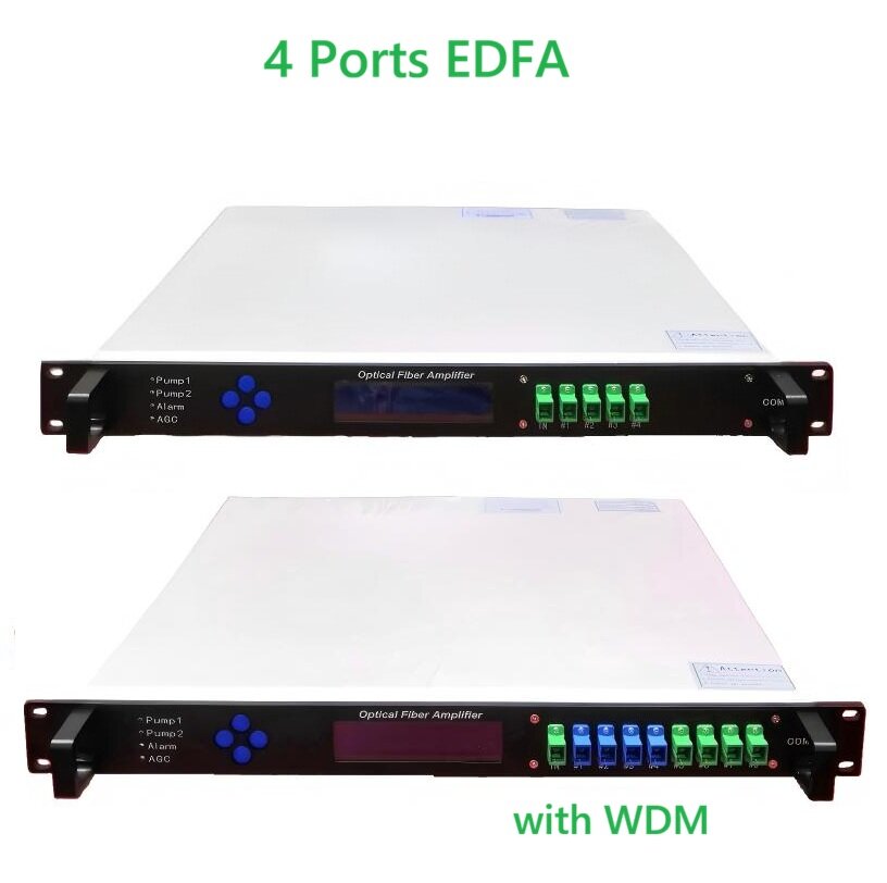 4 Ports Optical Fiber Amplifier EDFA