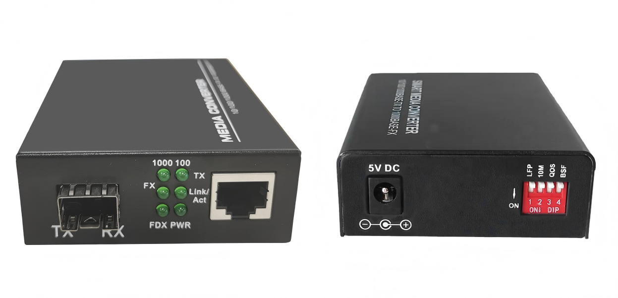 1000Mbps Ethernet to SFP LFP Fiber Media Converter