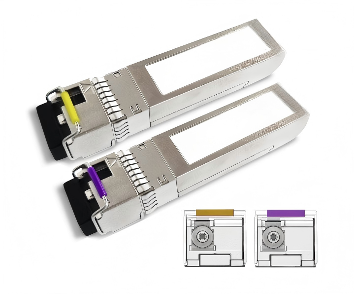 10G SFP+ BiDi Transceiver 1490nm 1550nm 80km