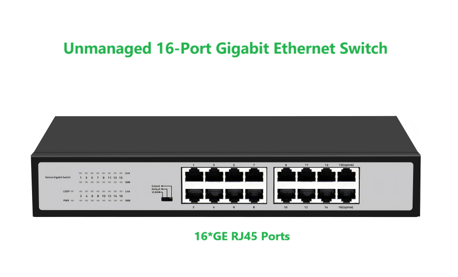 16-Port Gigabit Ethernet Switch (16*RJ45)