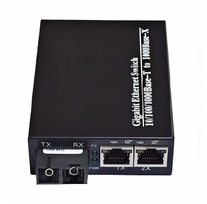 1000Mbps 2xEthernet to 1xFiber Media Converter