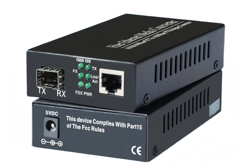 1000Mbps Ethernet to SFP Fiber Media Converter