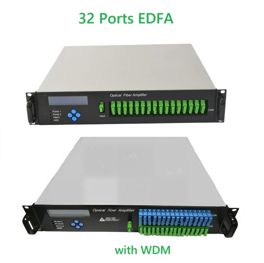 32 Ports Optical Fiber Amplifier EDFA
