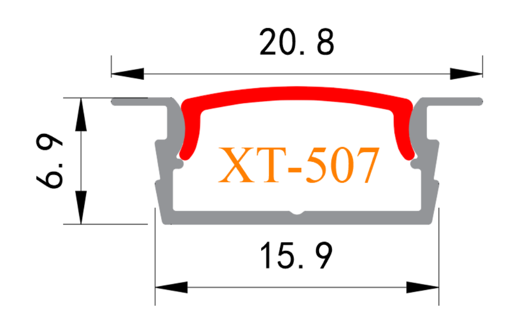 XT-507 Dimension