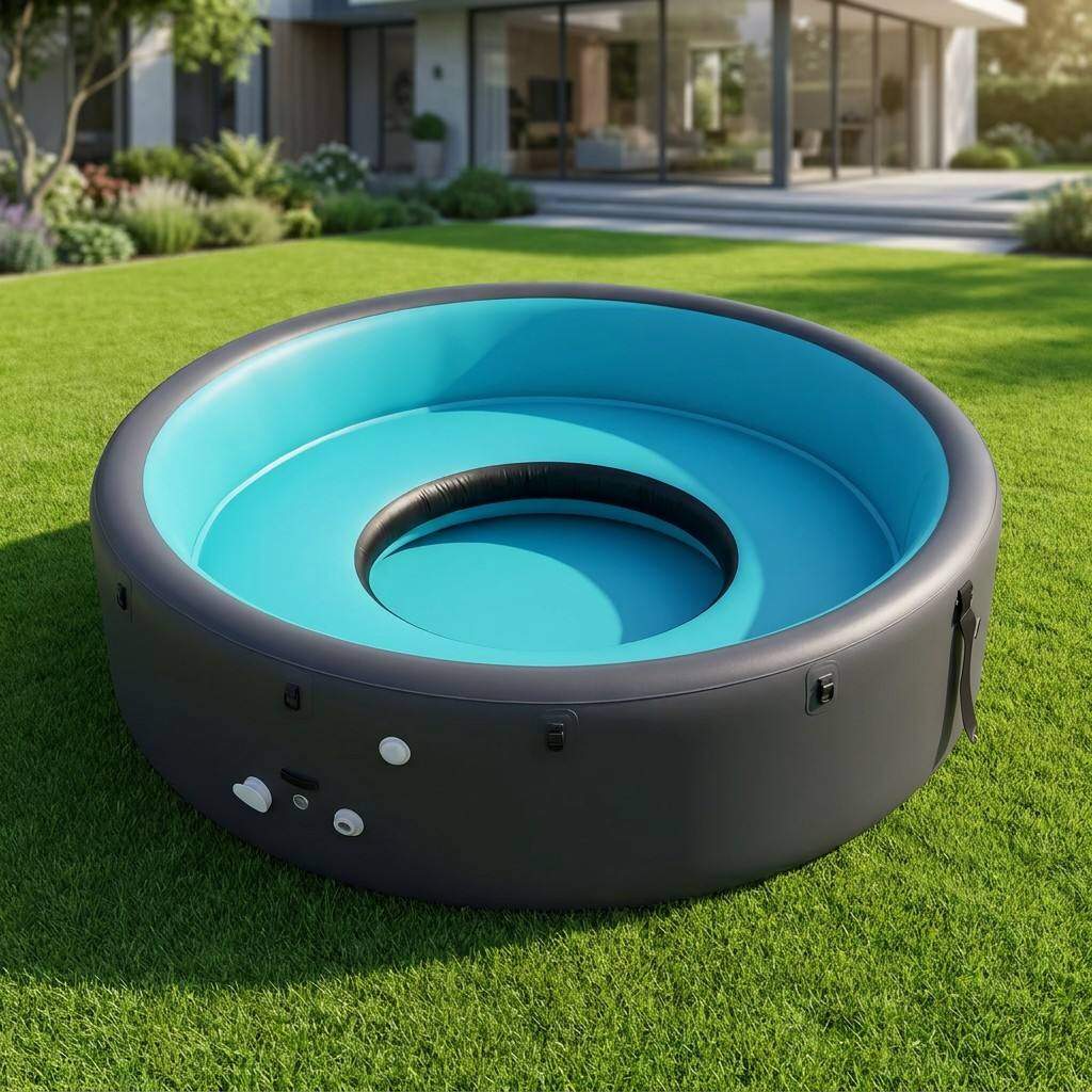 Round Family Pool with Seats 6ft