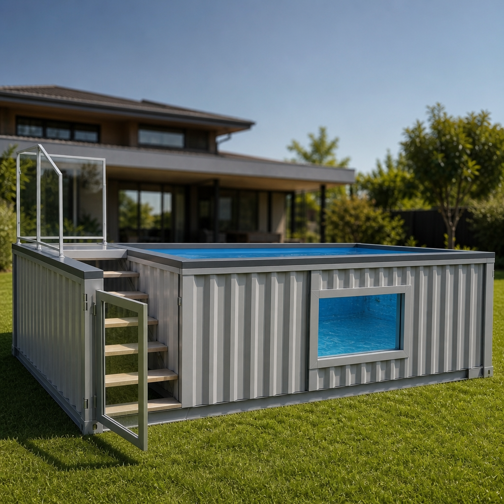 Container swimming pool