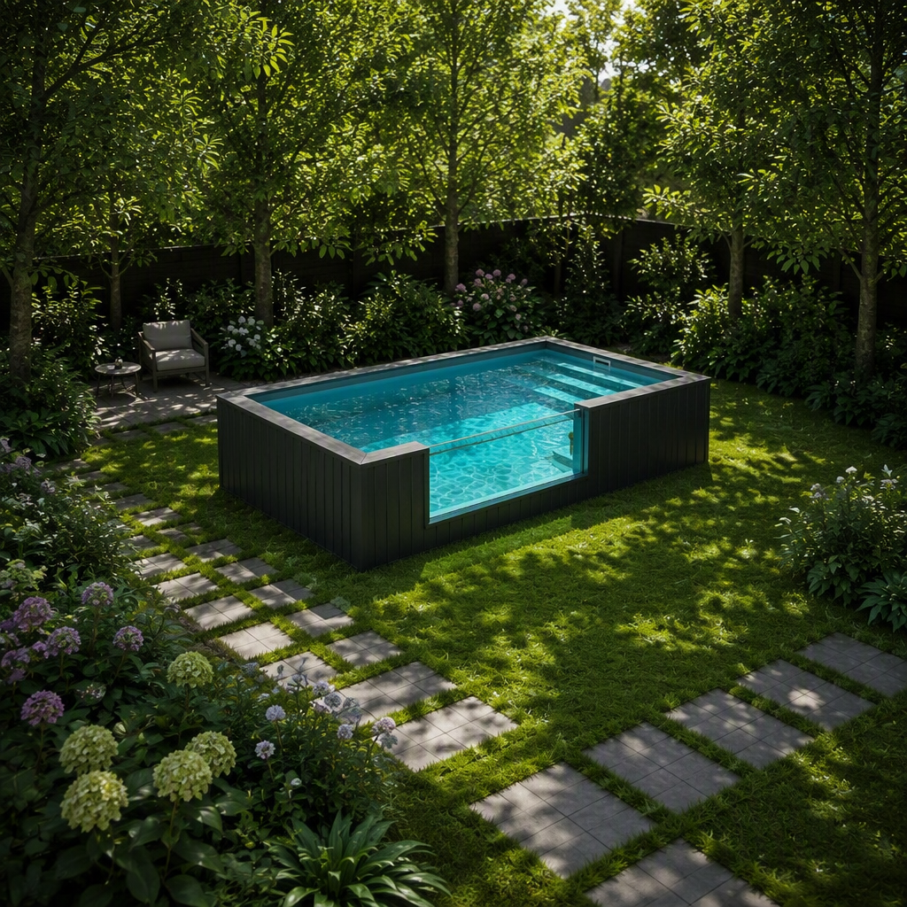 Fiberglass Swimming Pool 18FT