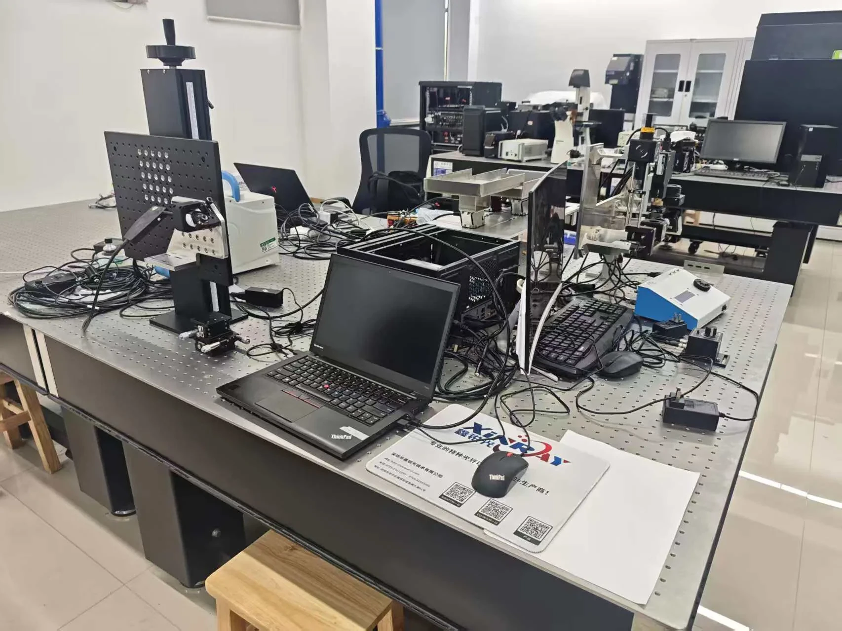 precision optical manufacturing workshop