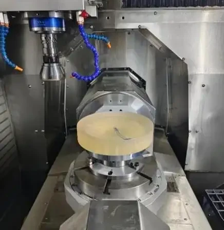 Precision optical grinding and polishing machine