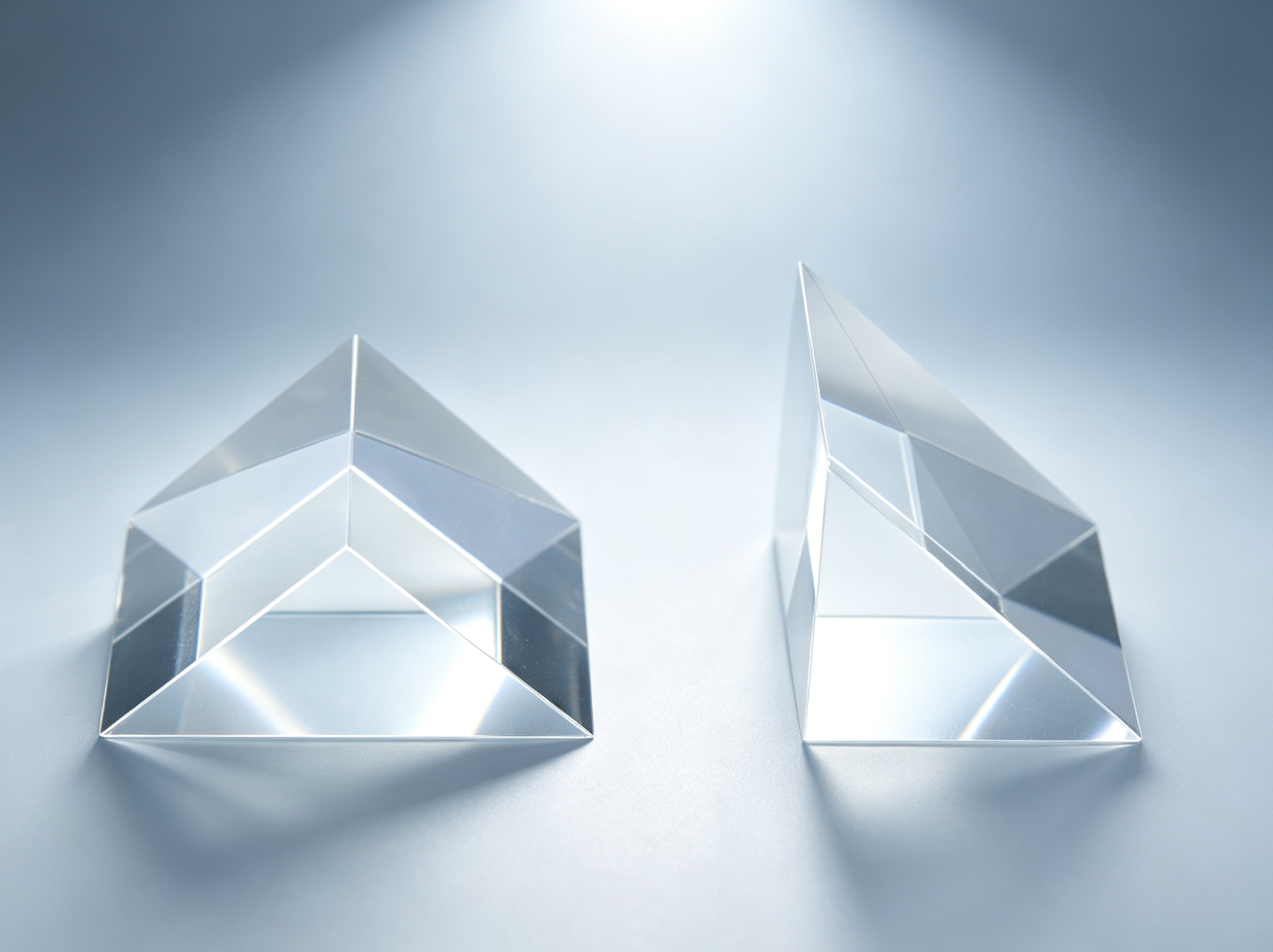 Optical glass prisms