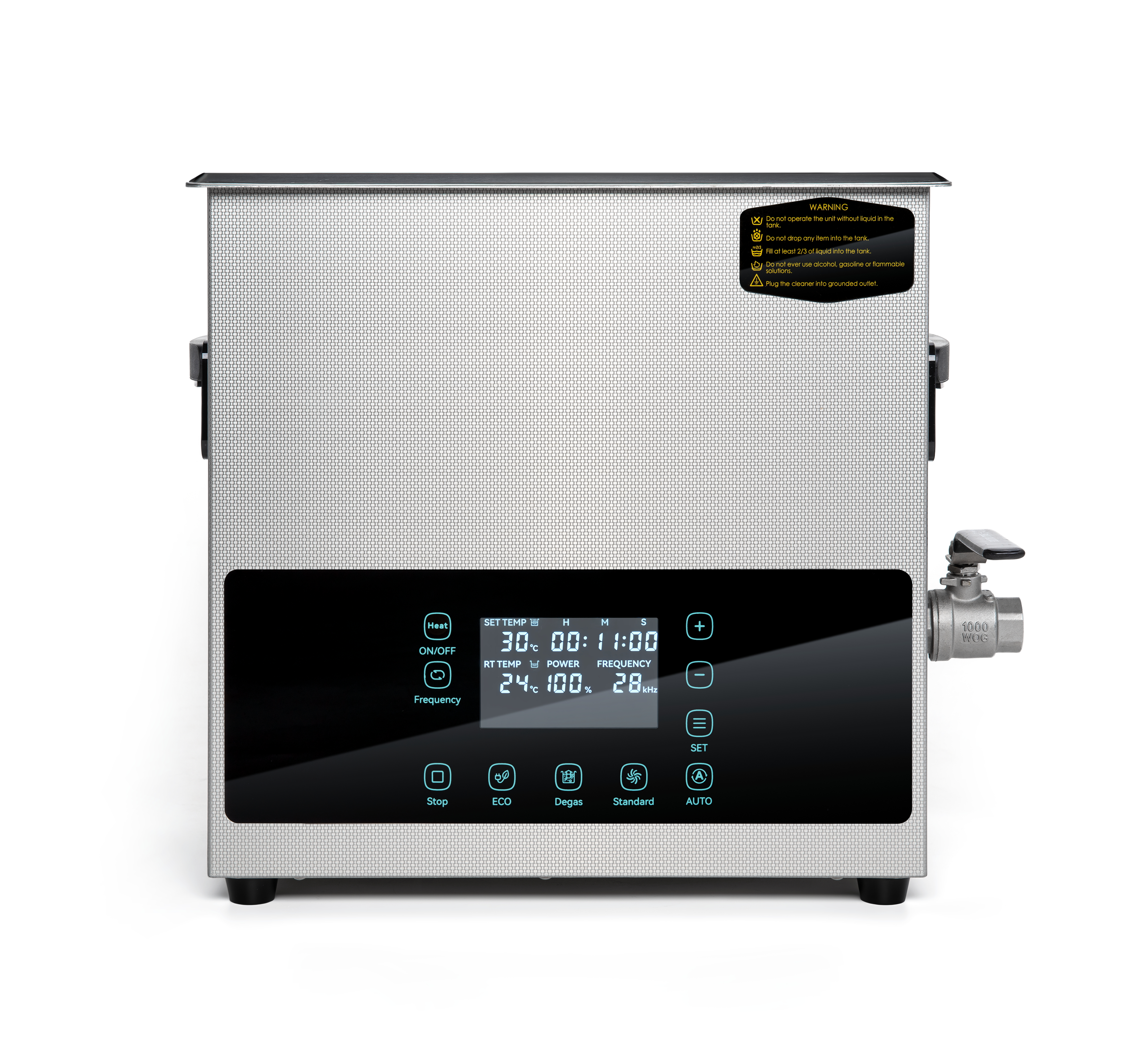 BJQX-3F系列液晶多模态三频超声波清洗机
