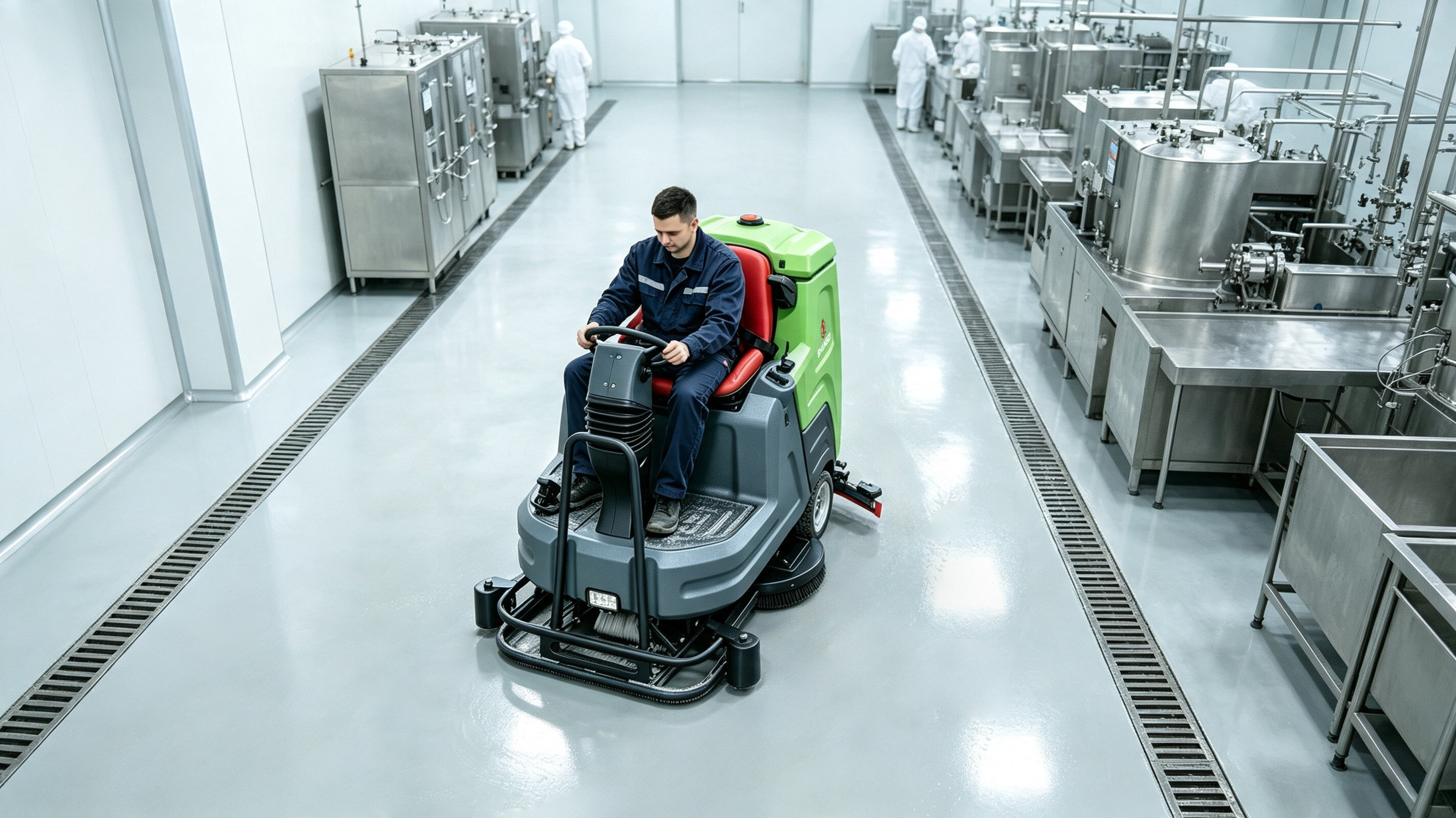 Electric Floor Scrubber - View 1