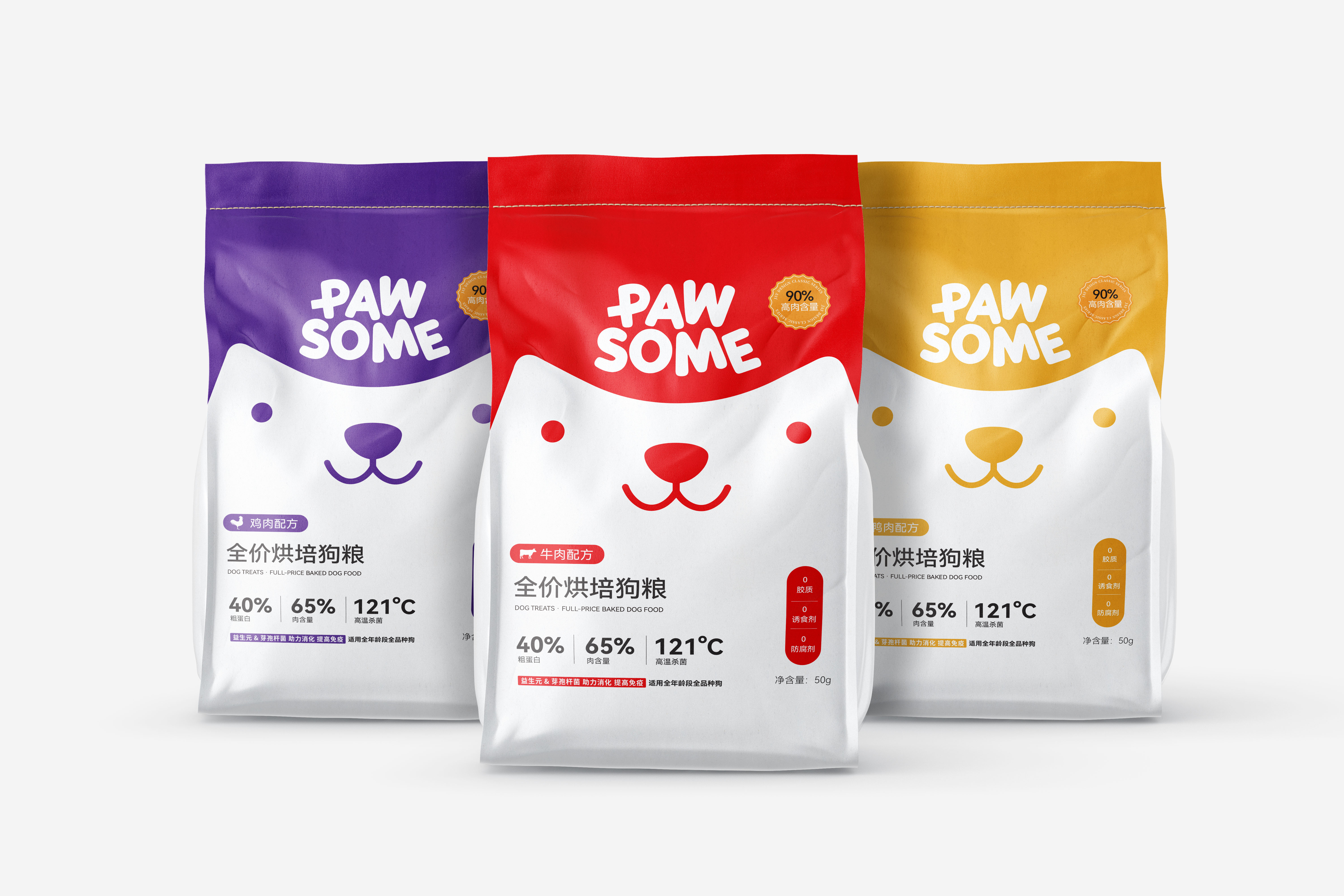 狗粮包装设计系列