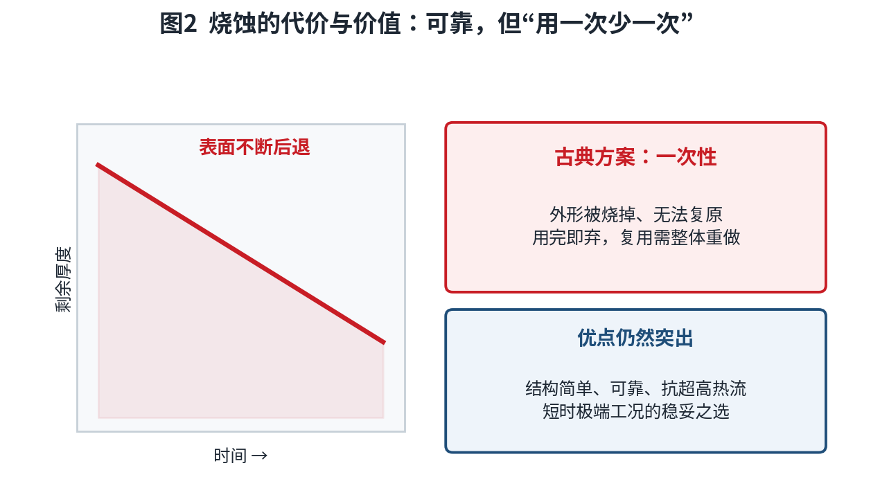 烧蚀的代价与价值对比图