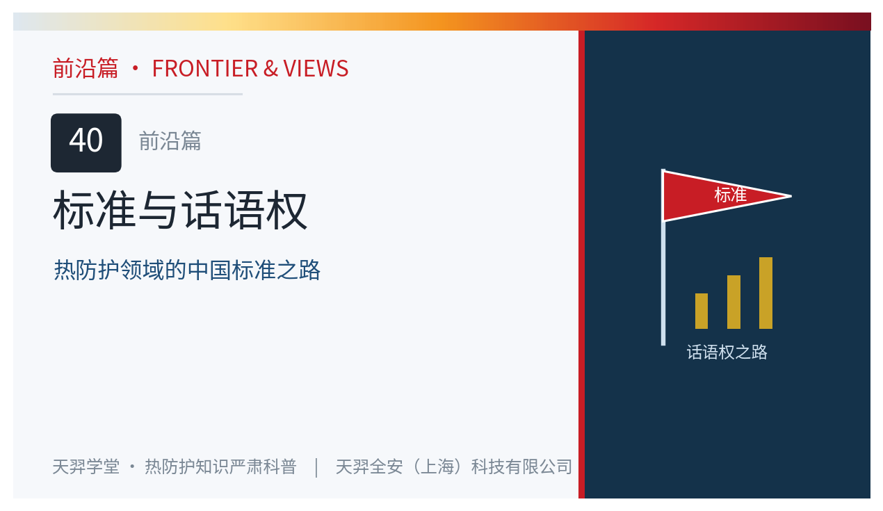 Standards and Discourse Power: China's Path in Thermal Protection Standards