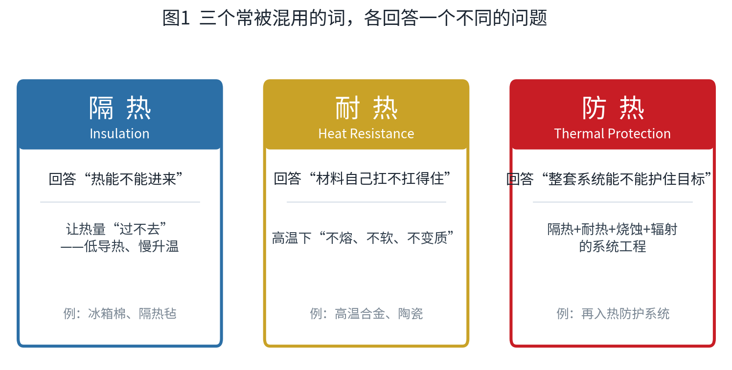 Comparison of Three Often Confused Terms