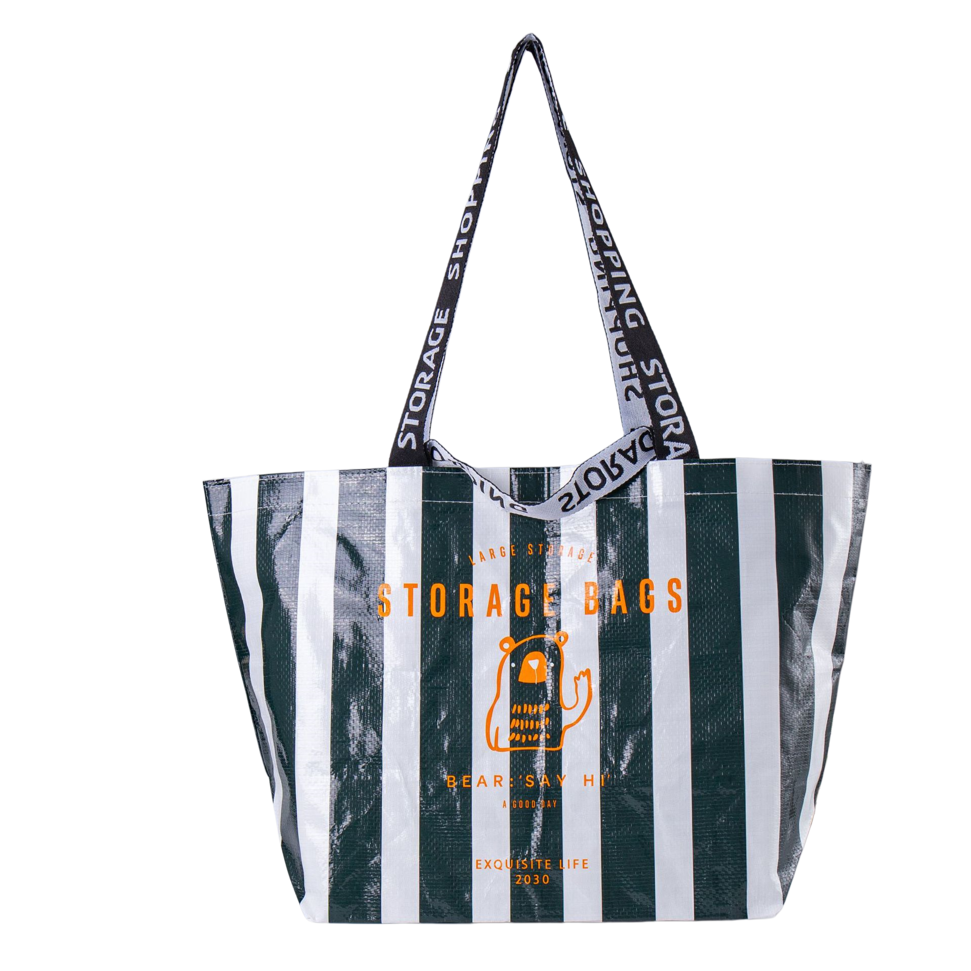 PP Woven Shopping Tote Bag view 3