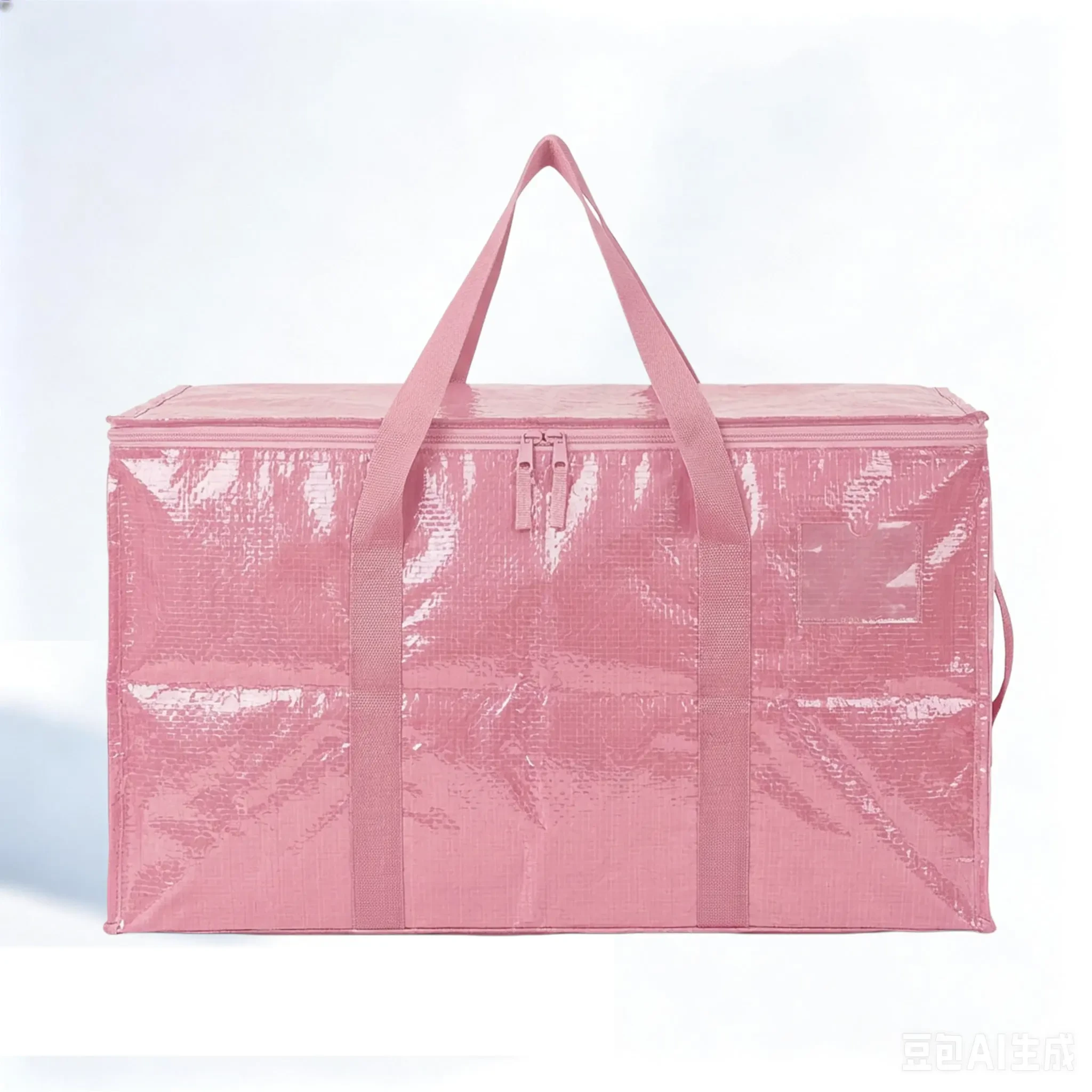 Zippered Heavy Duty PP Woven Tote Bag