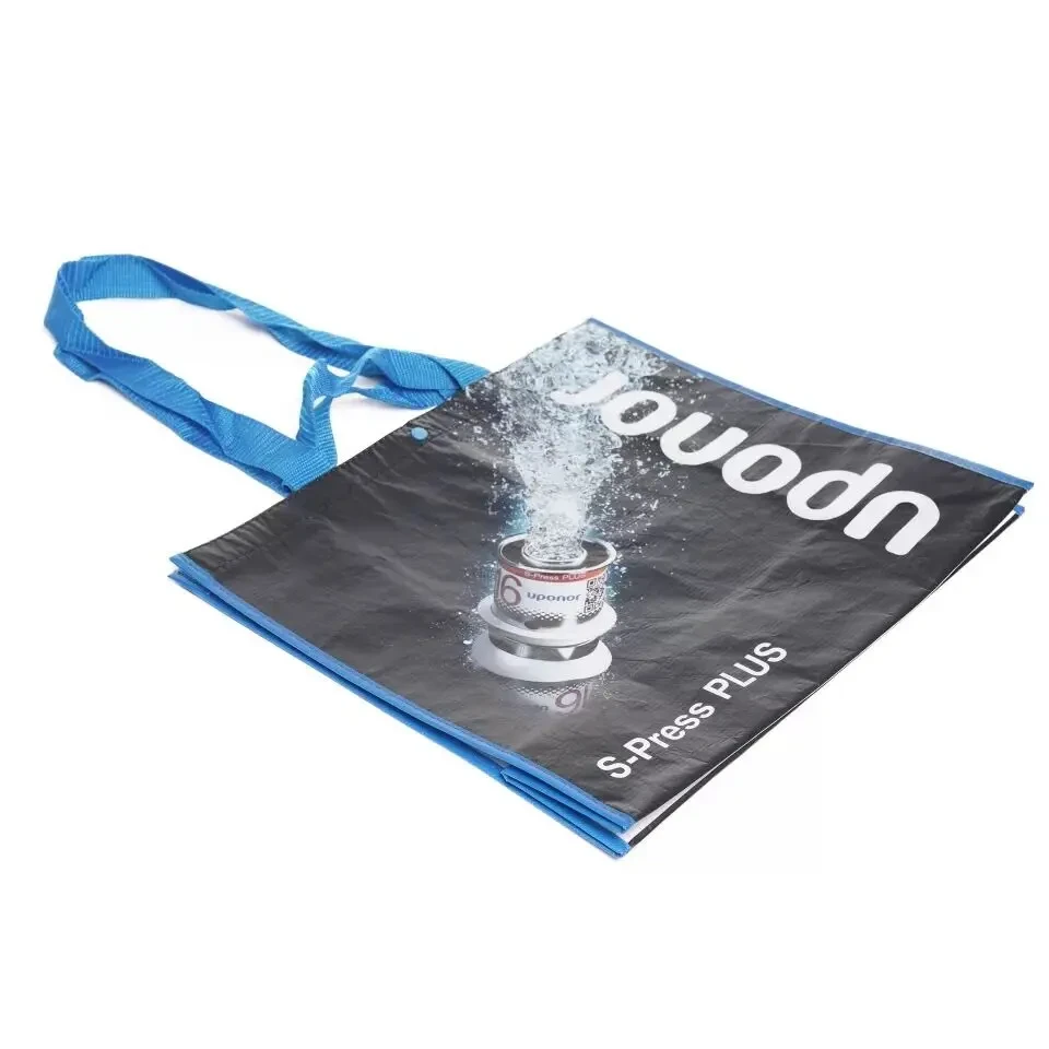 Heavy Duty Recycled RPET Woven Grocery Shopper view 3