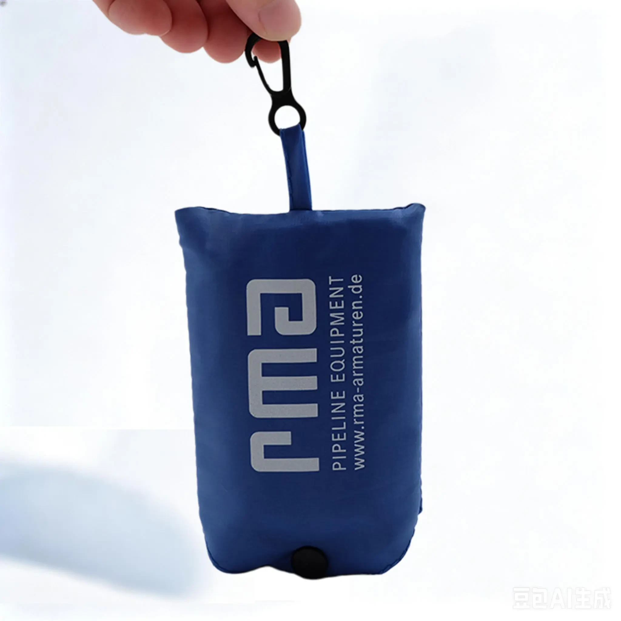 210D Foldable Polyester Shopping Bag with Pouch