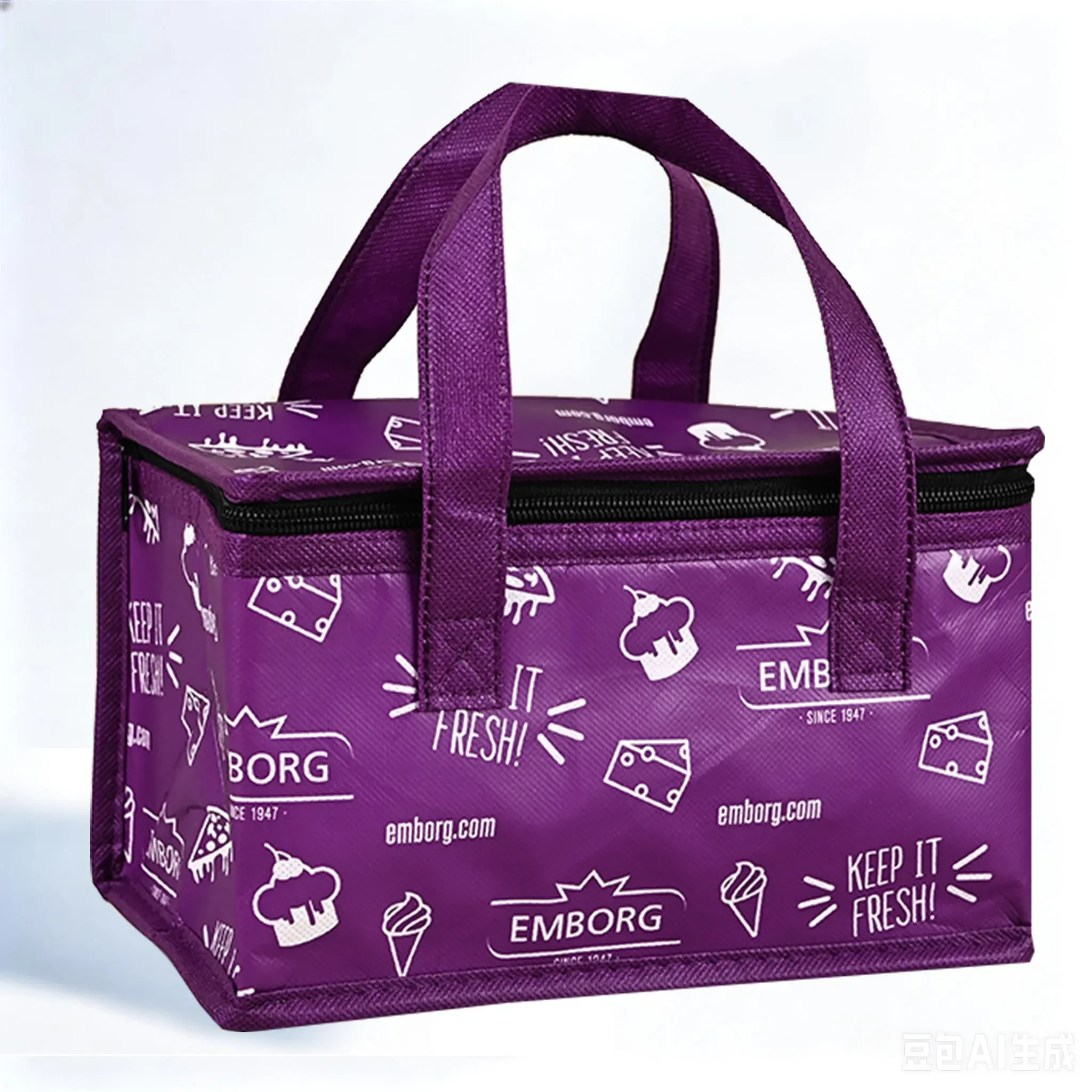Non Woven Insulated Grocery Thermal Cooler Bag