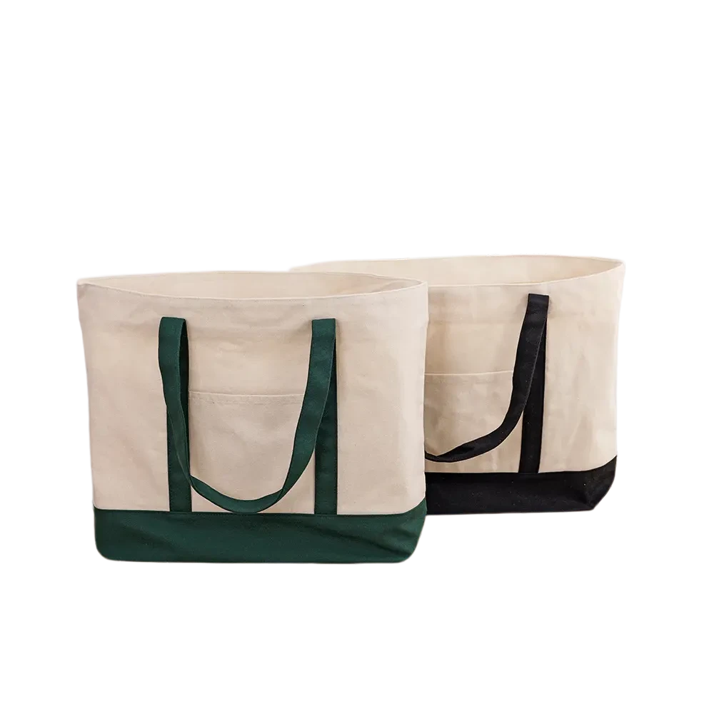 8oz Cotton Canvas Tote Bag with Inner Pocket view 2