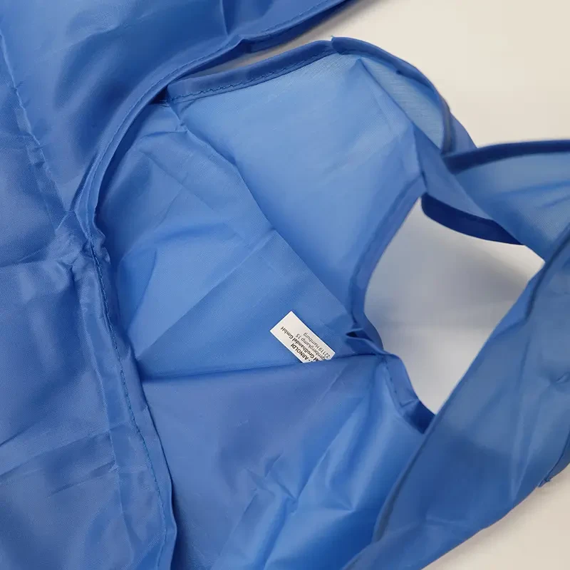 210D Foldable Polyester Shopping Bag with Pouch view 4