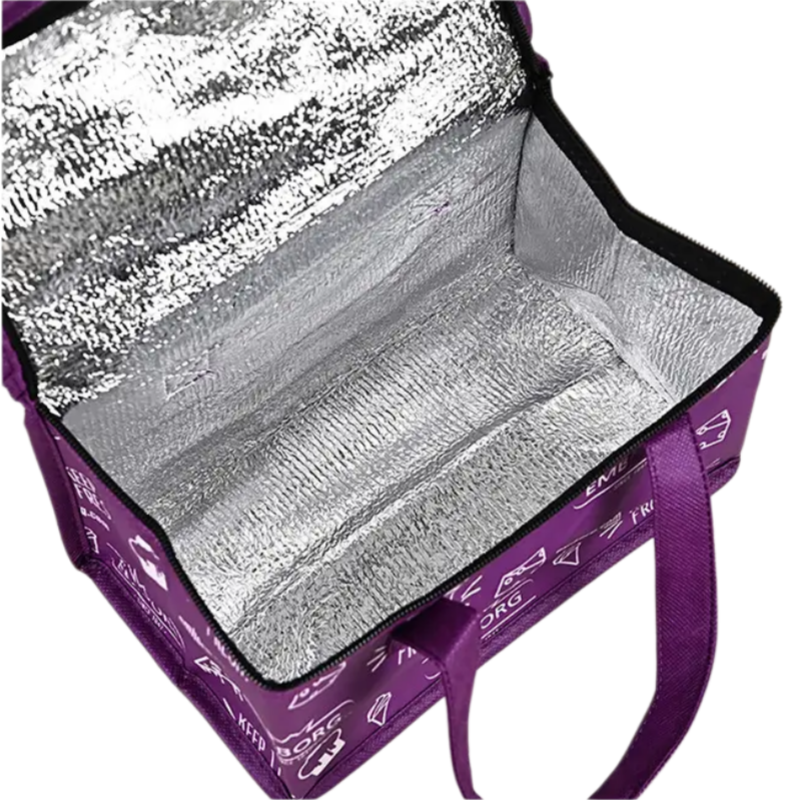 Non Woven Insulated Grocery Thermal Cooler Bag view 4