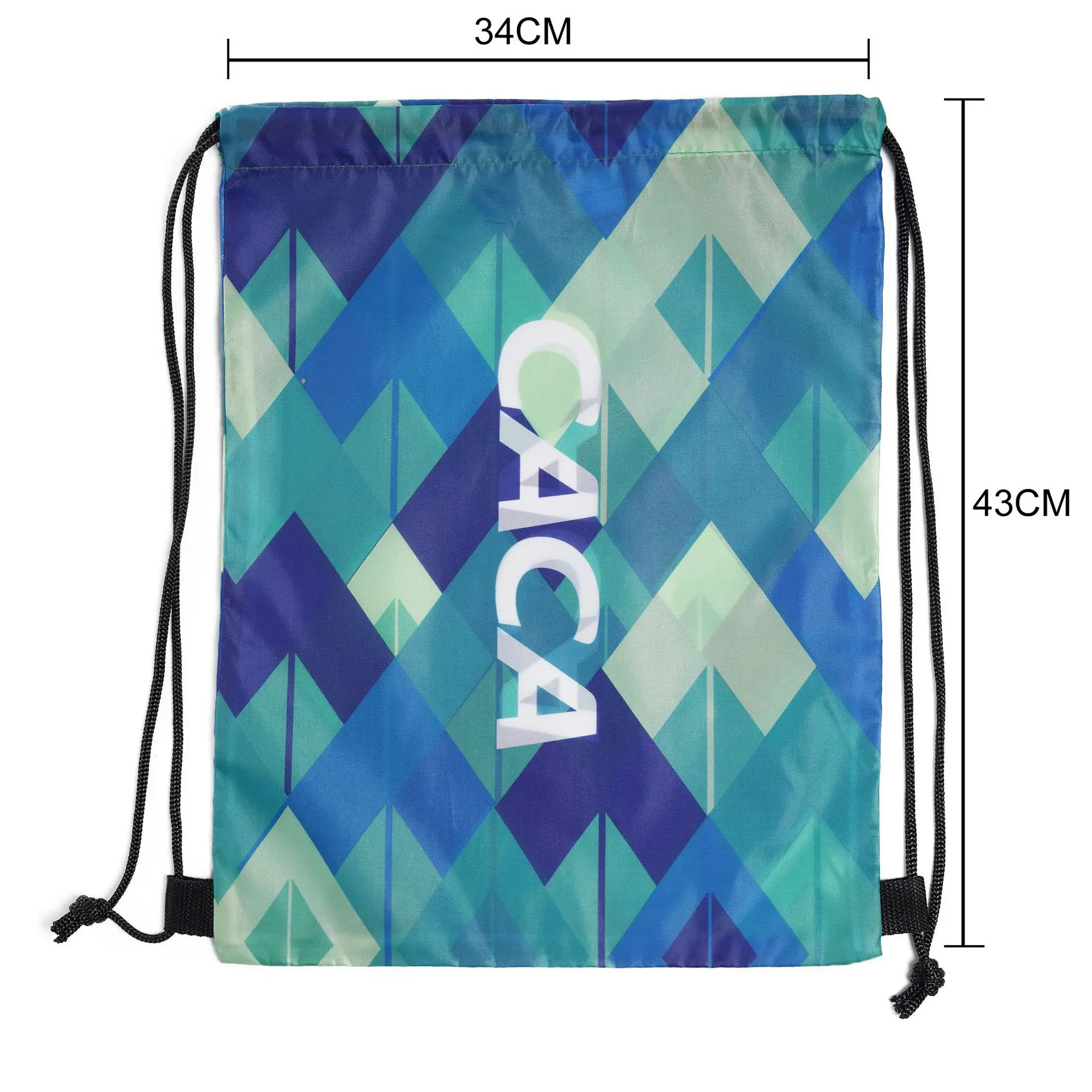 210D Waterproof Polyester Drawstring Cinch Sack view 2